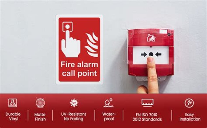 Are fire alarm call point signs mandatory?
