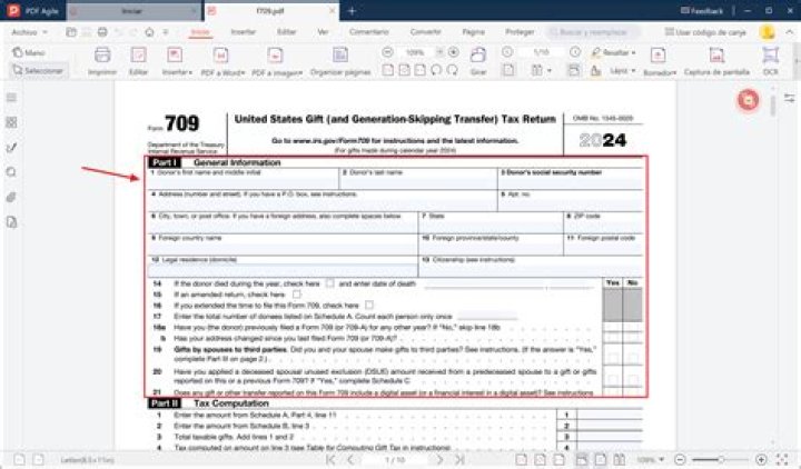 Can Form 709 be filed electronically?