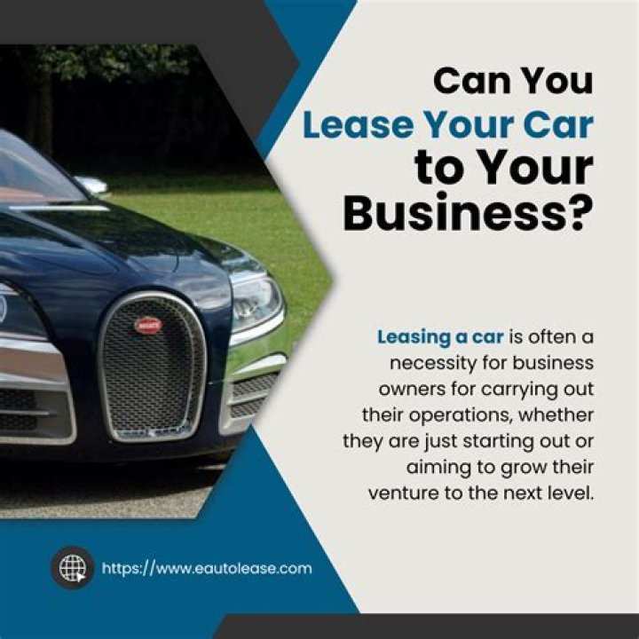Can I lease a car through my business for personal use?