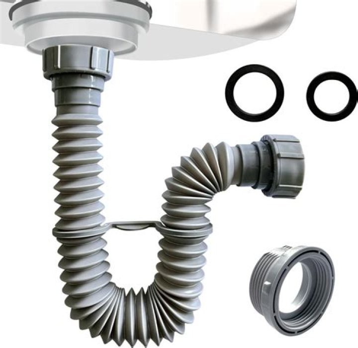Can I use flexible pipe for sink drain?