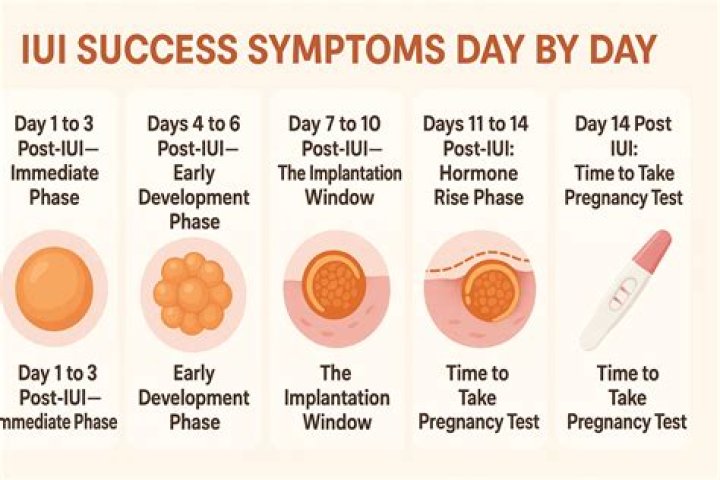 Can you be pregnant after IUI with no symptoms?