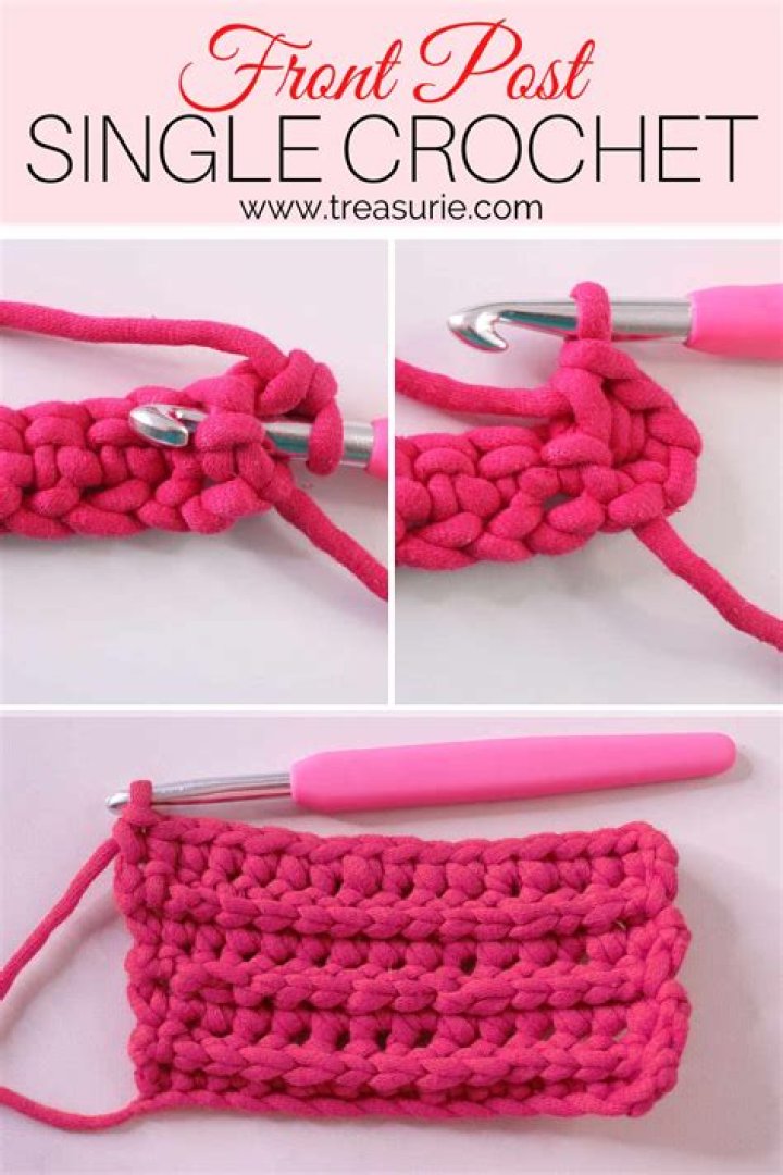 Can you front post single crochet?