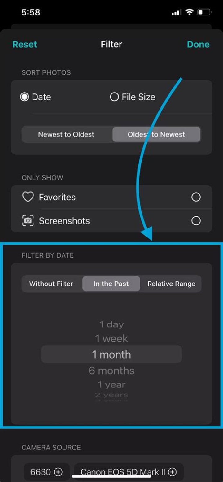 Can you search by file size?