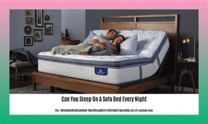 Can you sleep on a daybed every night?