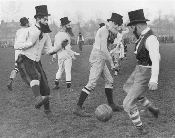 Did they play football in Victorian times?