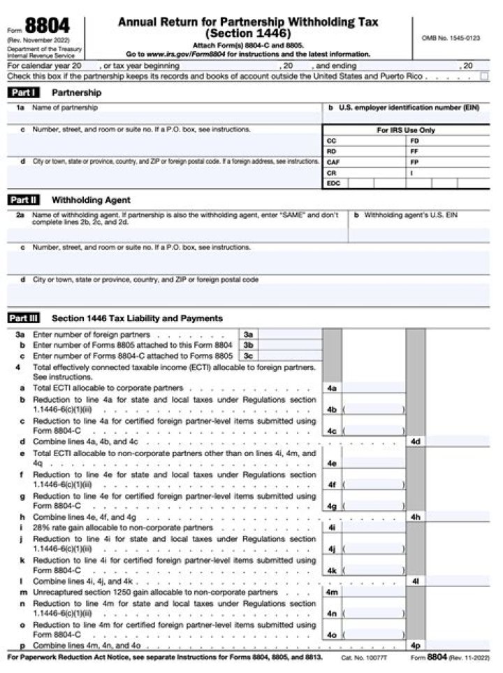 Do I have to file form 8804?