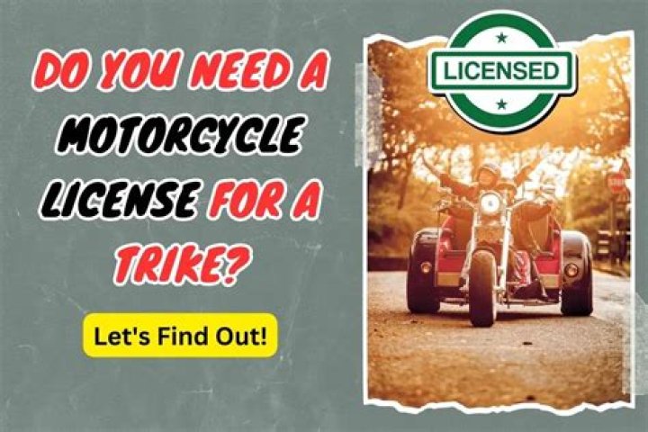 Do you need a motorcycle license to ride a trike in Tennessee?