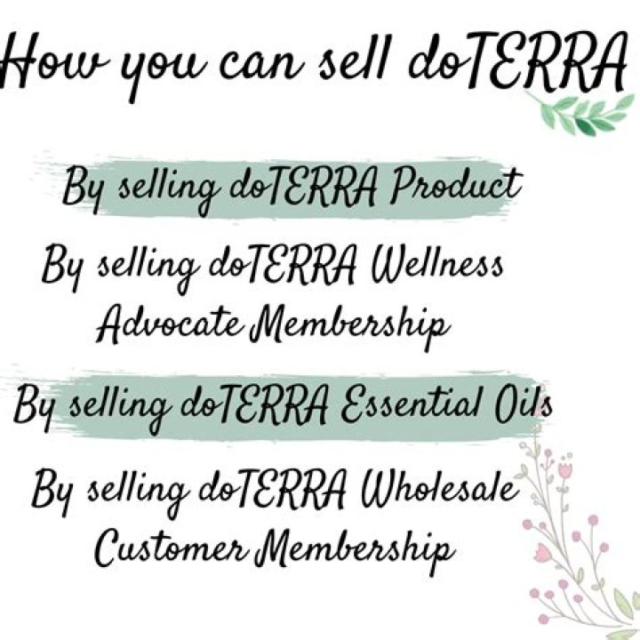 Does doTERRA sell wholesale?