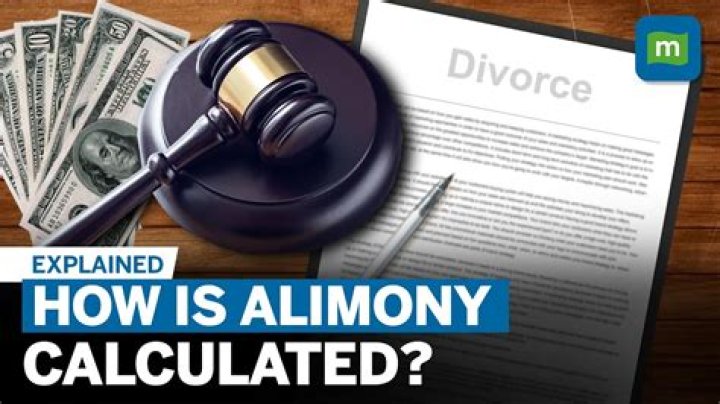 How alimony amount is decided?