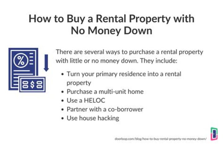 How can I buy income property with no money down?