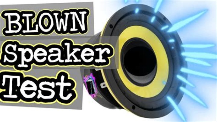 How can you tell if your iPhone speaker is blown?