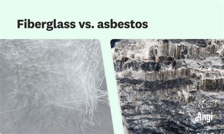How can you tell the difference between asbestos and fiberglass?