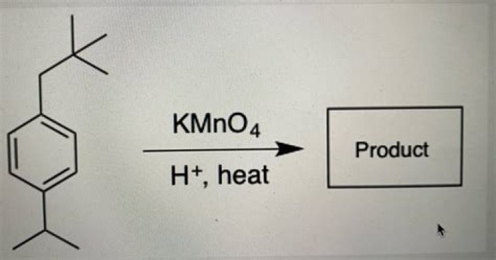 How do alkenes react with KMnO4?