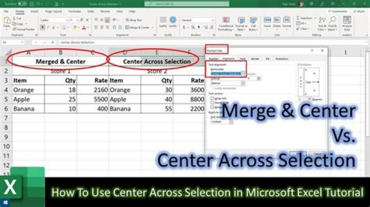 How do I center a string in Excel?
