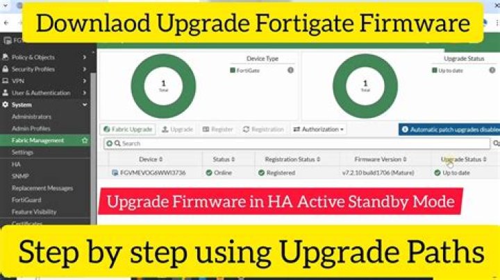 How do I check my FortiGate upgrade path?