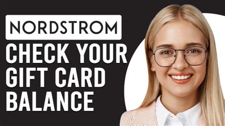 How do I check my Nordstrom balance?