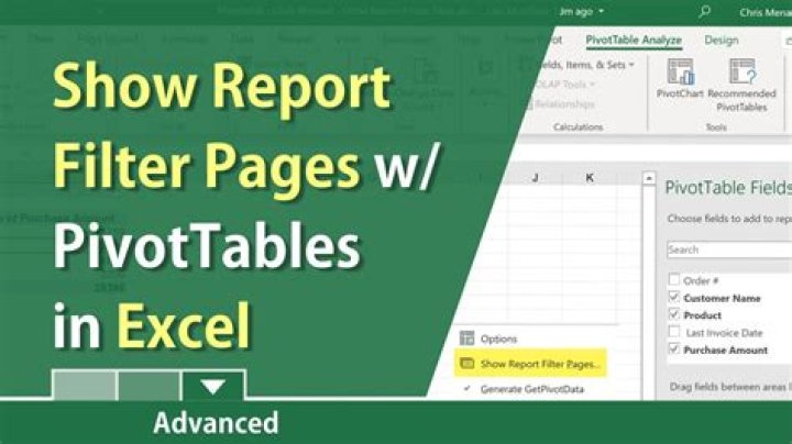How do I create a report filter in pages?