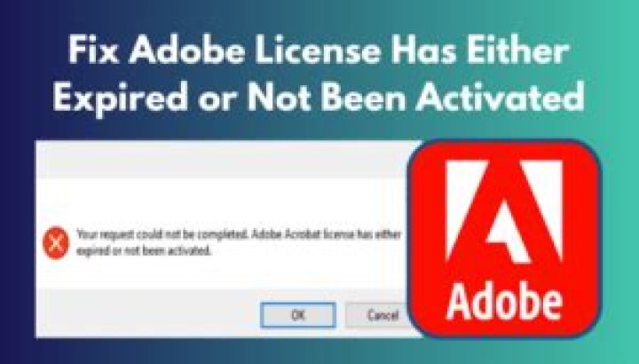 How do I fix a expired Adobe license?