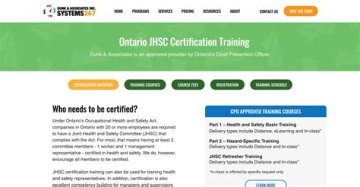 How do I get Jhsc certified?