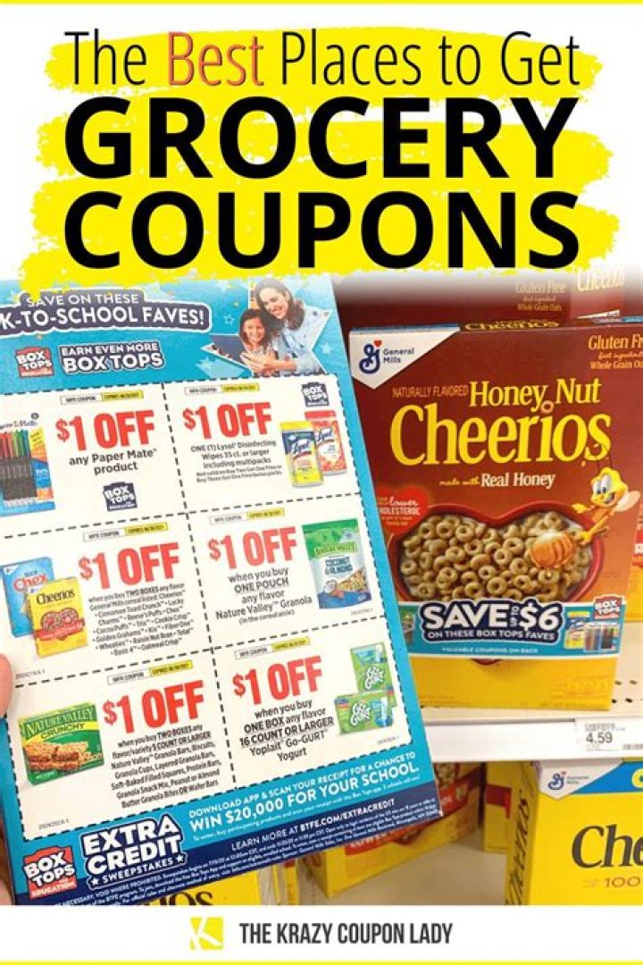 How do I get manufacturer coupons for groceries?