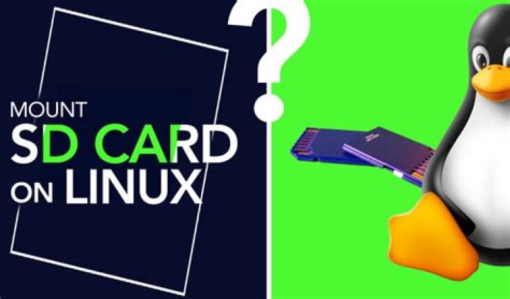 How do I mount an SD card in Linux?