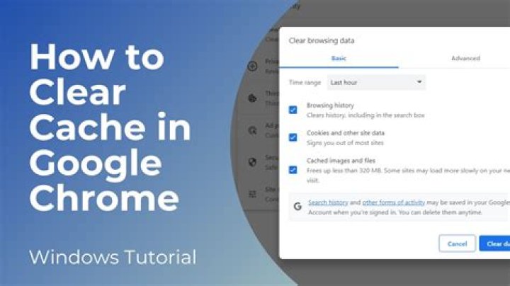 How do I restore Google cache?