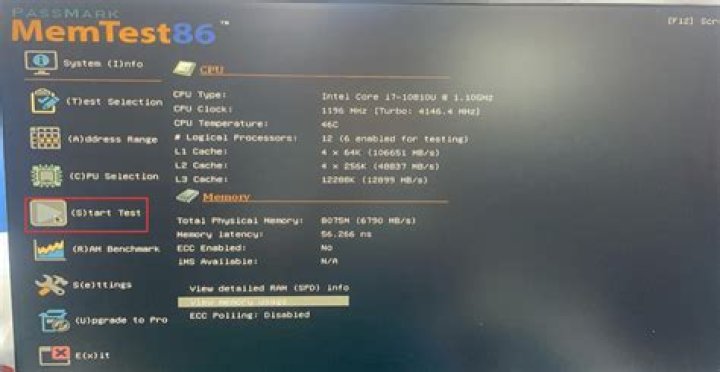 How do I run MemTest86+ from USB?