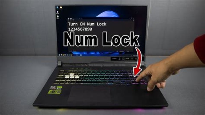 How do I turn off Num Lock on my Toshiba laptop?