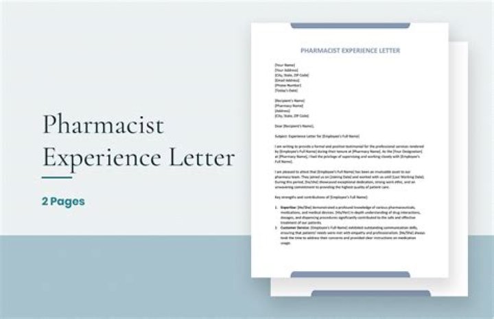 How do I write a cover letter for a pharmacist?