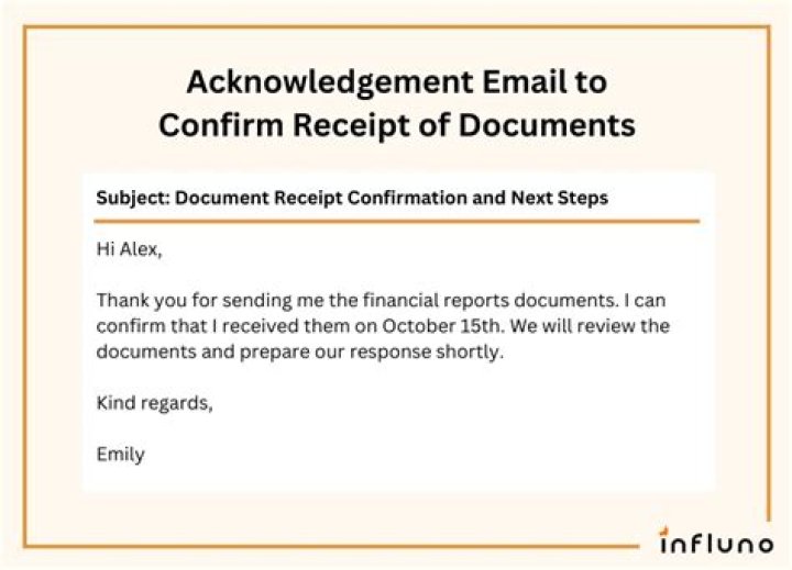 How do you ask for a receipt on an email confirmation?