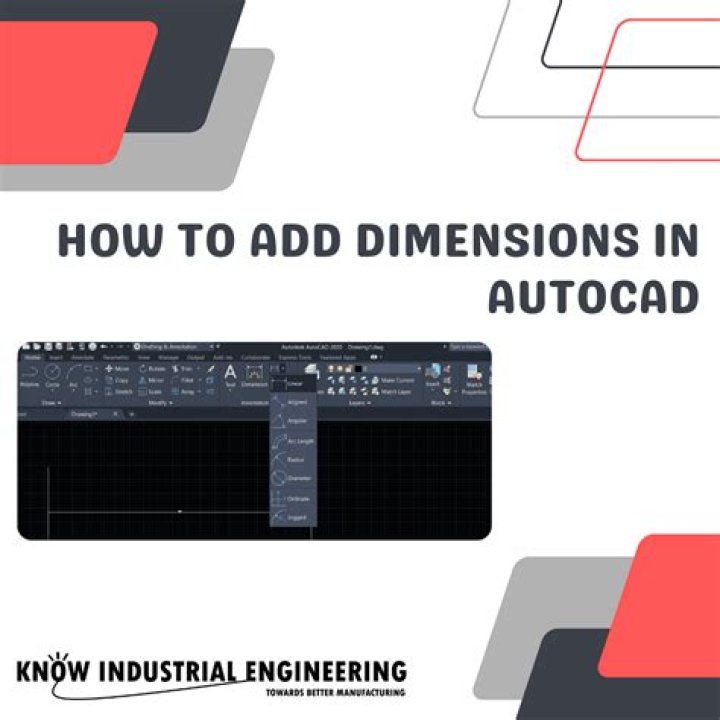 How do you automatically add dimensions in Autocad?