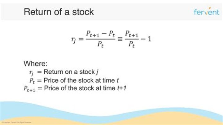 How do you calculate market return?