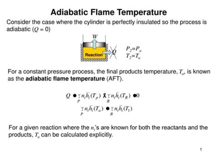How do you calculate the adiabatic flame temperature?