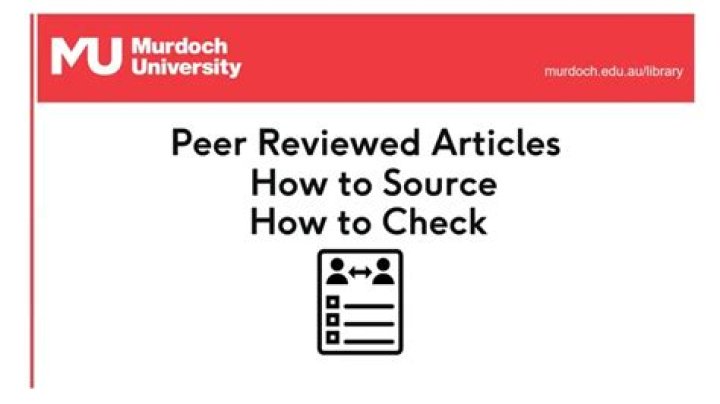 How do you check if a source is peer-reviewed?