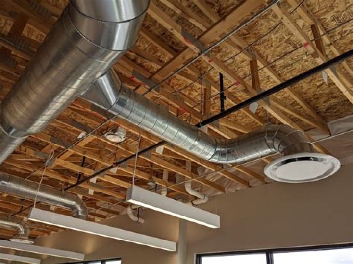 How do you cover exposed ceiling pipes?