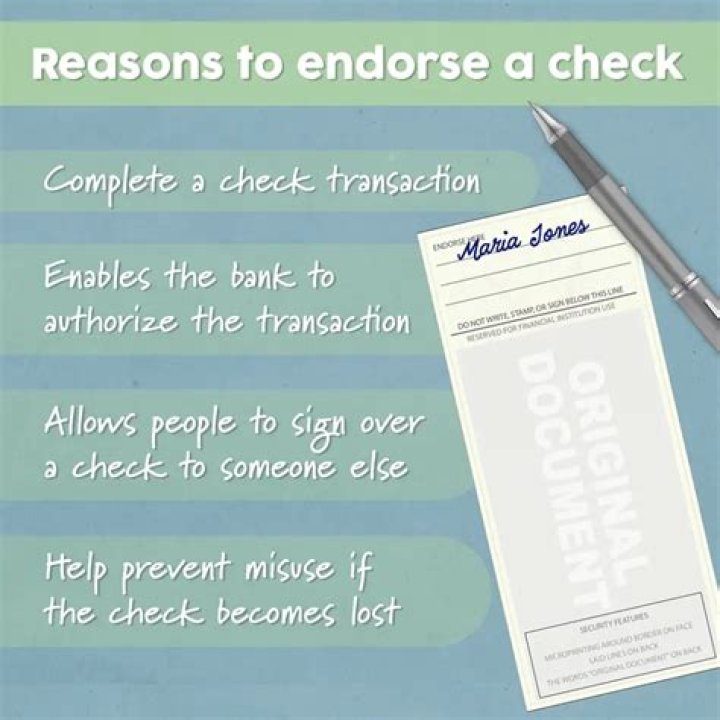 How do you endorse a travelers check?