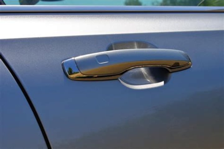 How do you get in a car with shaved door handles?