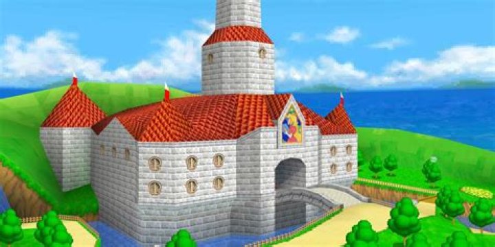 How do you glitch on top of the castle in Mario 64?