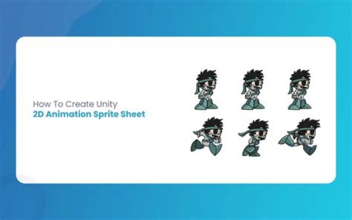 How do you make a 2D sprite sheet in Unity?