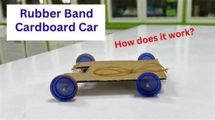How do you make a rubber band powered car that goes far?