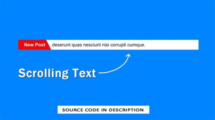 How do you make a text box scroll in HTML?