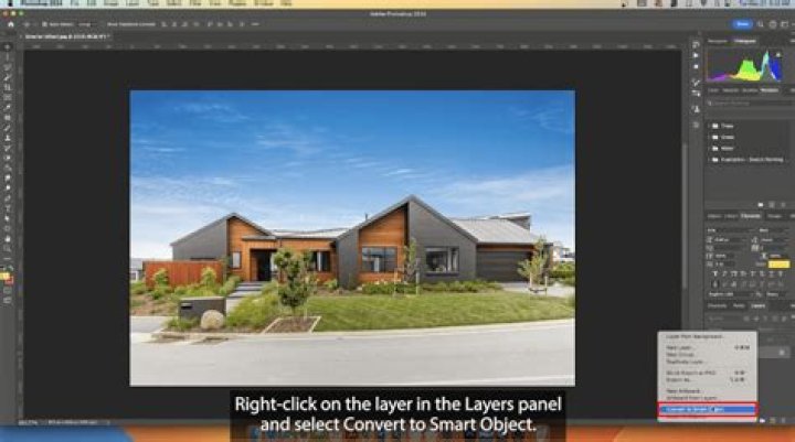 How do you move a smart object in Photoshop?