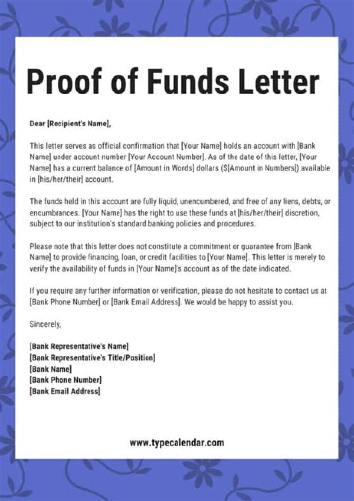 How do you prove proof of deposit?