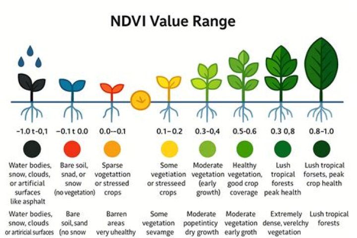 How do you read NDVI imagery?