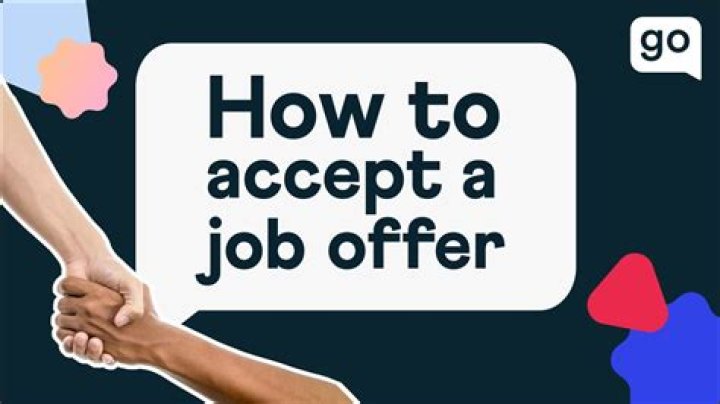 How do you say I accept your offer?