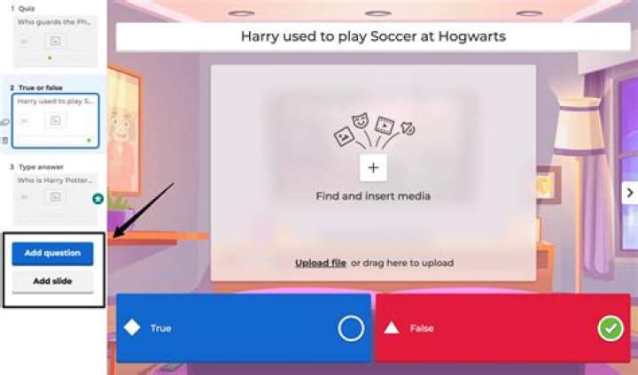 How do you show answer options on kahoot?