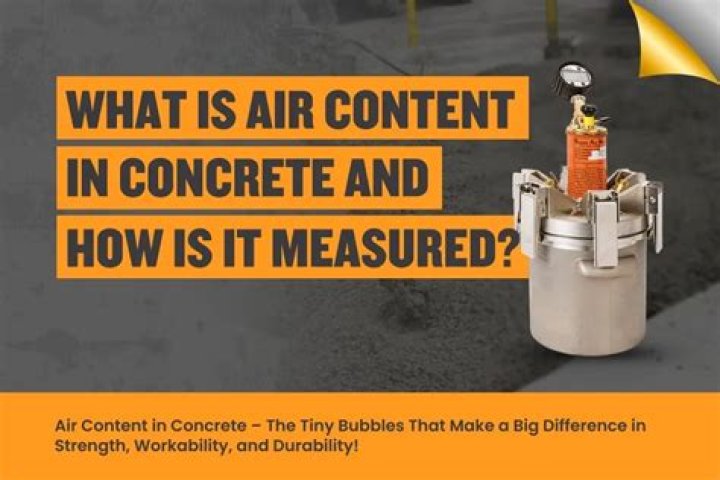 How do you test the air content of concrete?