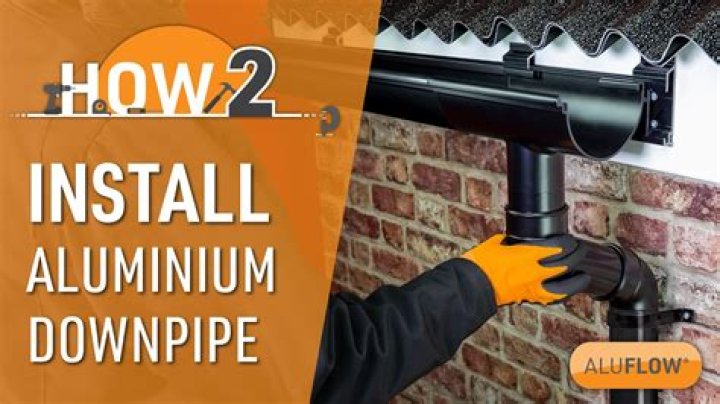 How do you unblock a downpipe?
