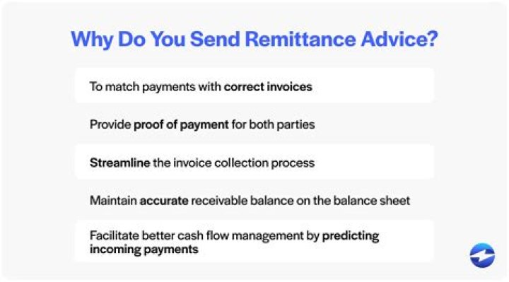 How do you use remittance in a sentence?