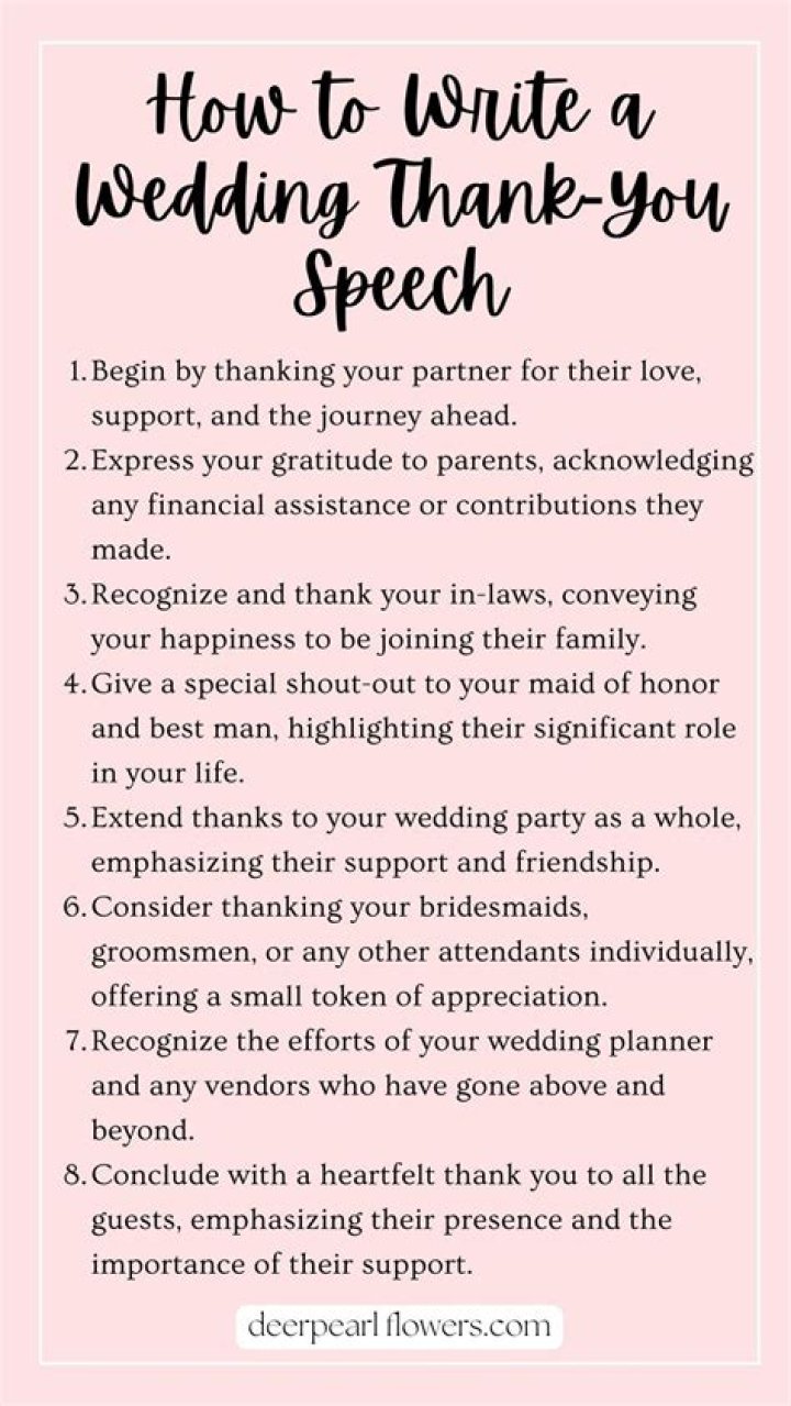 How do you write a joint speech at a wedding?